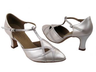 dansschoenen lichtroze leder  